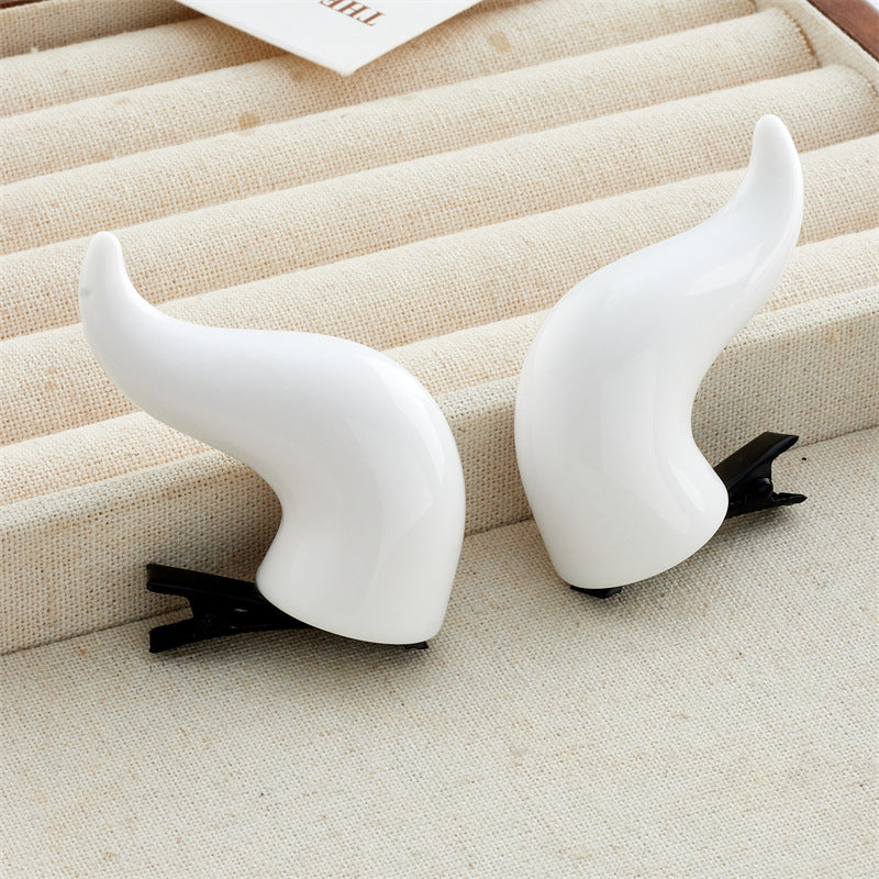Demon Horn Elf Hair Clip - Cute Antler Design