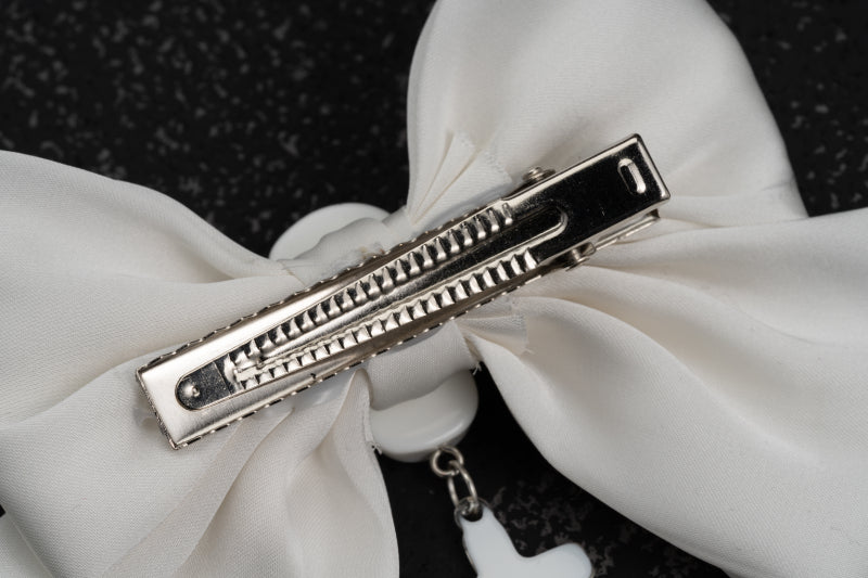 Handmade Alloy Hairpin - White