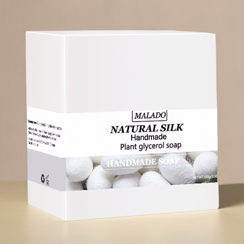 Square Silk Soap Bar 100g - Gentle Body Care Product