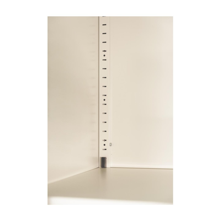 71'' Metal Storage Cabinet with Lock & Adjustable Shelves - Beige