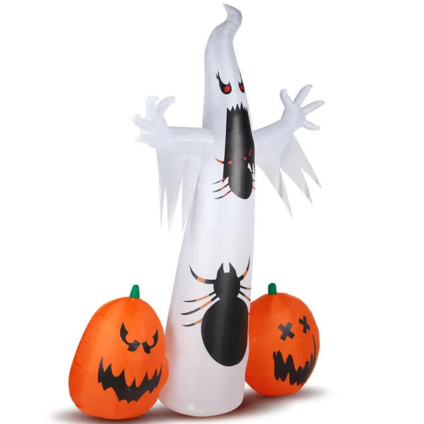 11.8 FT Halloween Inflatable Ghost Pumpkin Decoration
