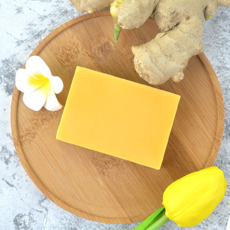 Handmade Ginger Bath Soap Moisturizing Skin Care Natural Cleansing