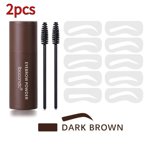 Eyebrow Contouring Powder Set - Natural, Light & Dark Shades for Precise Makeup