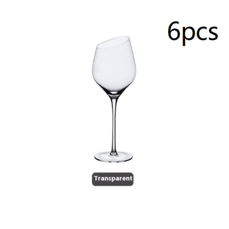 Beveled Crystal Wine Glass Set - Red, Champagne & Big Belly Styles