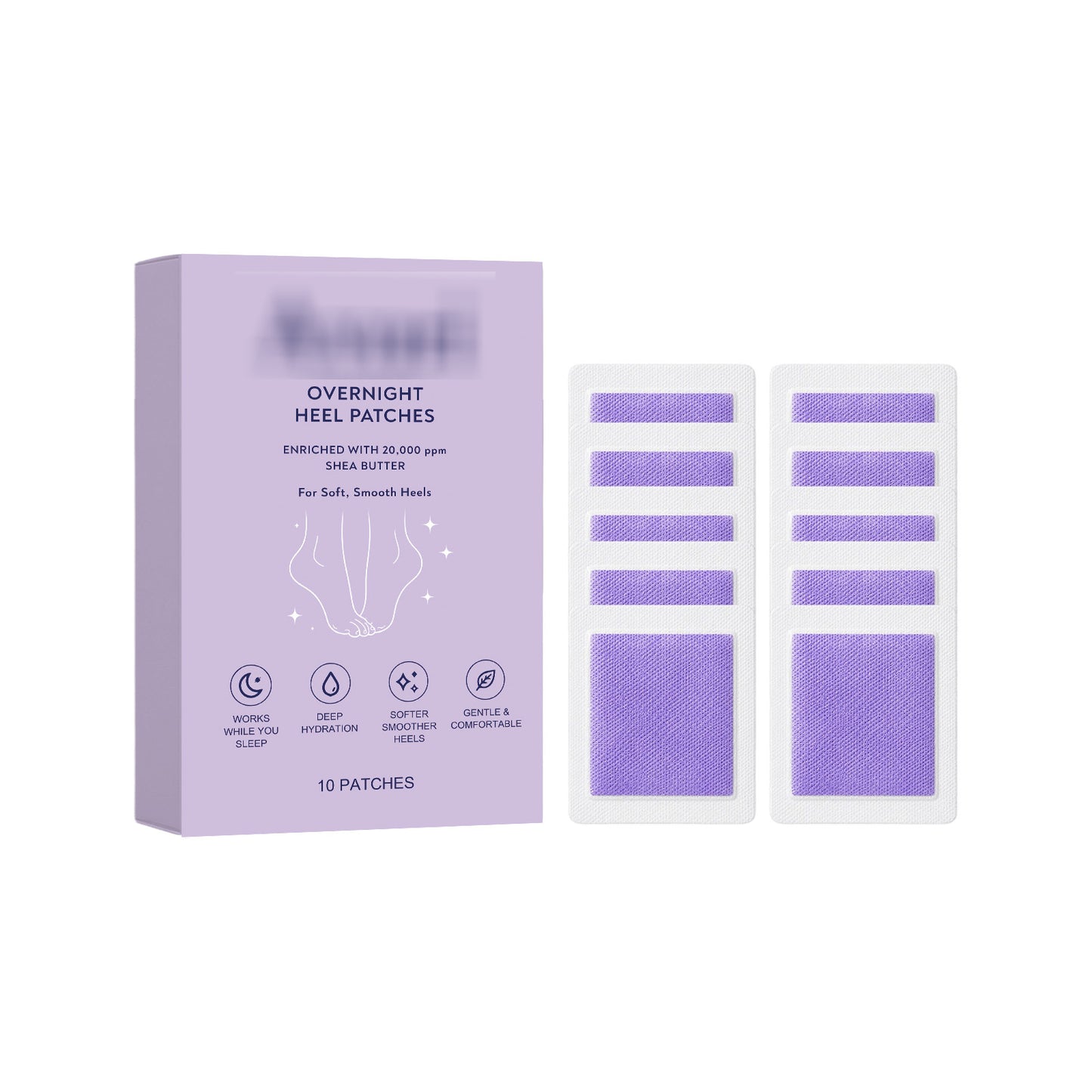 Breathable Face Skin Care Patch Set - 10 Patches for Skin Repair & Relaxation