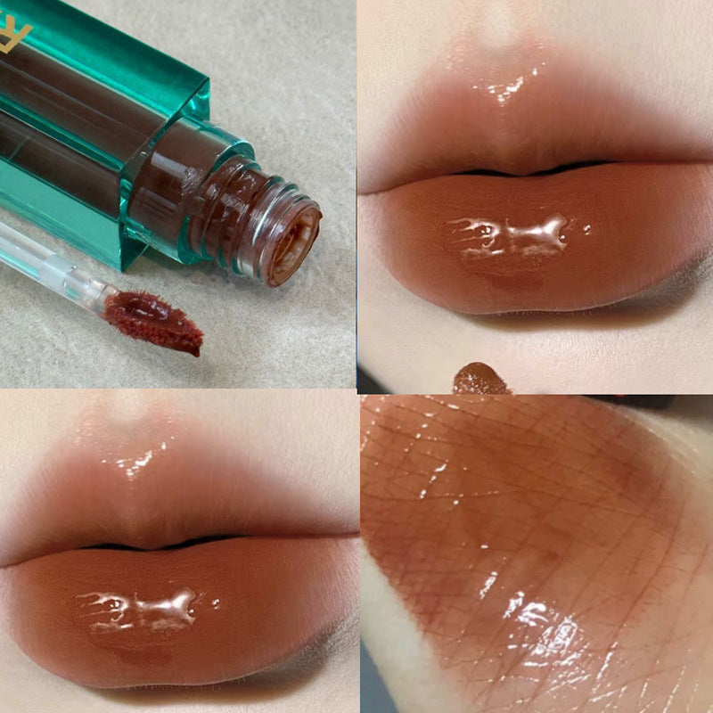 Long-Lasting Moisturizing Mirror Lip Lacquer - 6 Colors