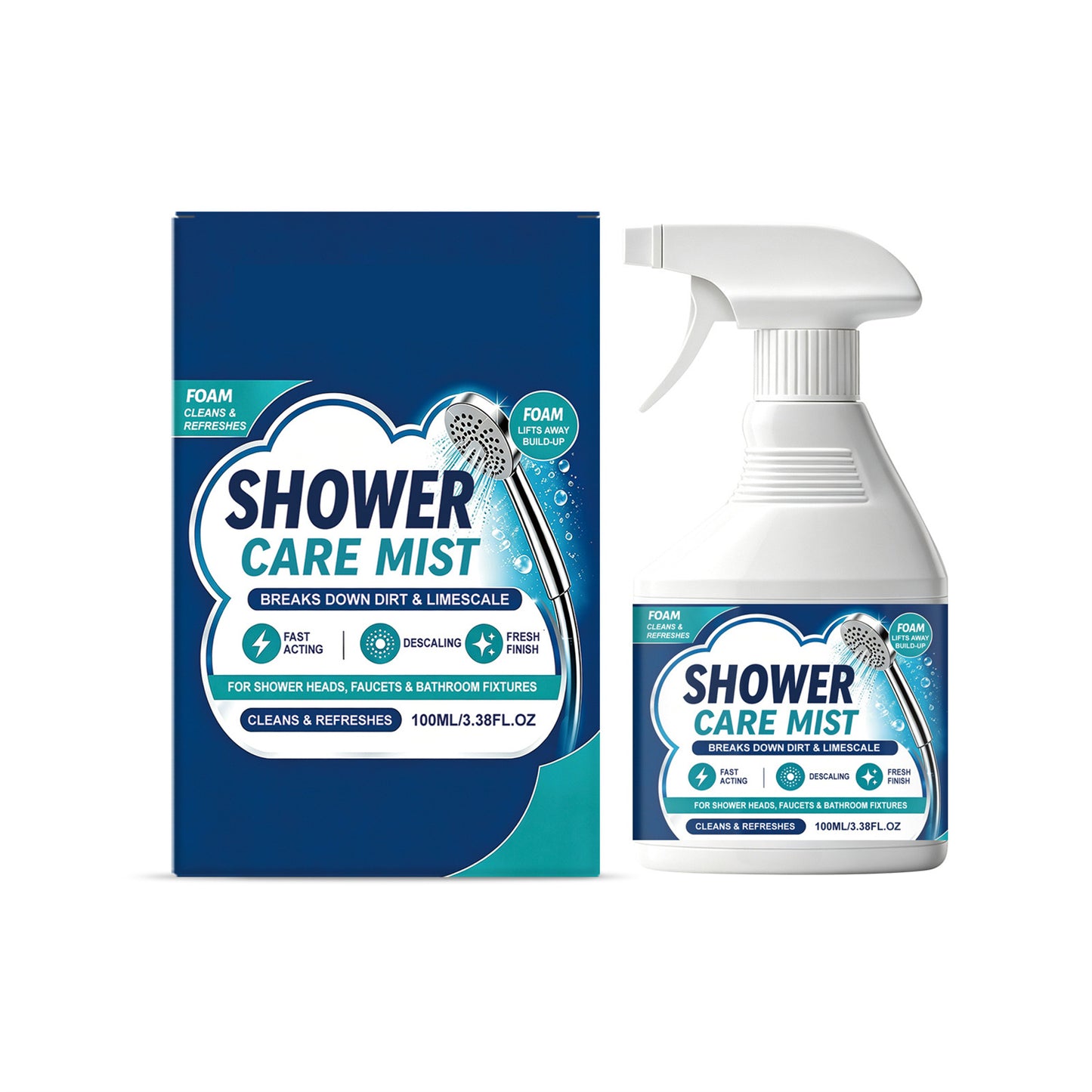 Home Shower Care Mist - 100ml Disinfectant Spray for Bathroom Use