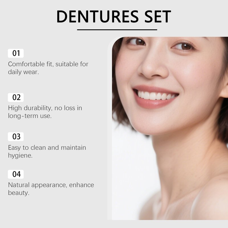 Comfortable Resin Denture Set