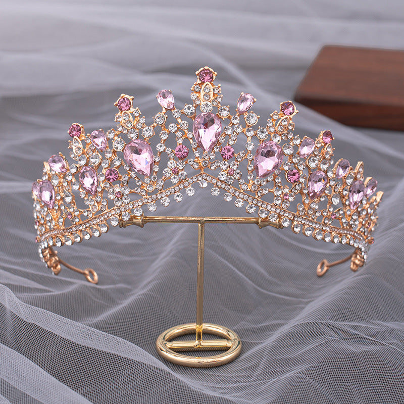 Baroque Rhinestone Crown Hair Band