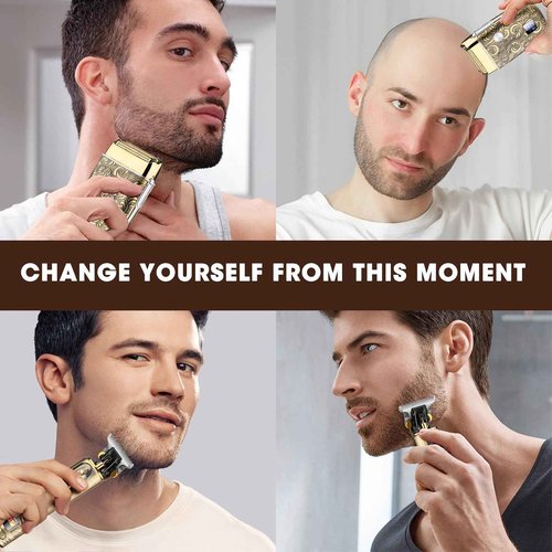 Suttik Hair Clippers for Men Nose and Beard Trimmer Set, Professional Cordless Barber Clippers for Hair Cutting Grooming Kit, Rechargeable, LCD Display