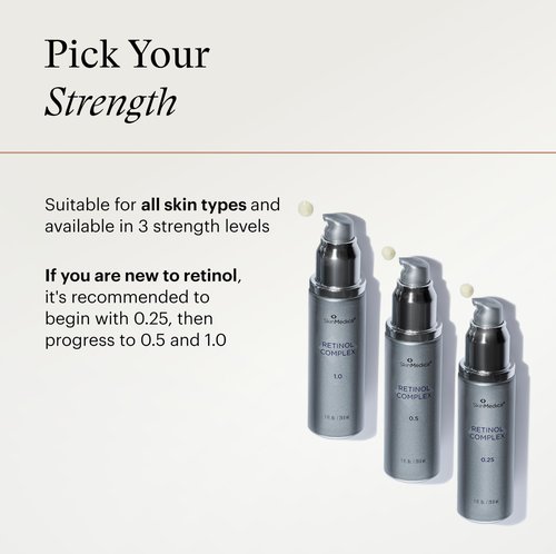 SkinMedica Retinol 0.25 Complex - Retinol Serum for Face, Age-Defying Advanced Retinol Cream That Renews Skin and Diminishes the Appearance of Fine Lines and Wrinkles, 1 Fl Oz