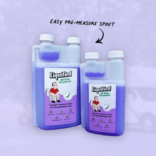 Liquified RV Toilet Treatment - Black Holding Tank Digester - Odor Eliminator - Lavender Scent - Matts RV Reviews (Lavender, 16oz)