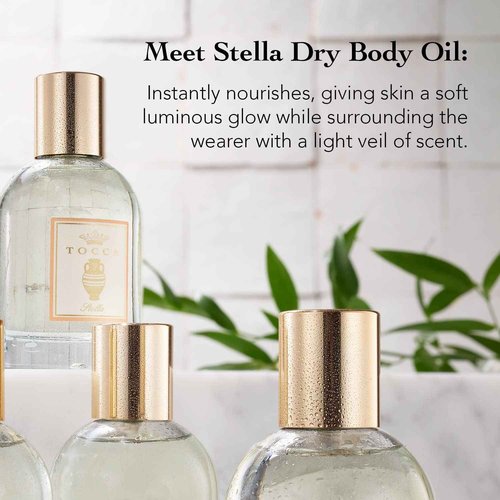 Tocca Dry Body Oil (100 ml) and Eau de Parfum (20 ml) in Stella - Fresh Floral, Blood Orange, Freesia, Spicy Lily