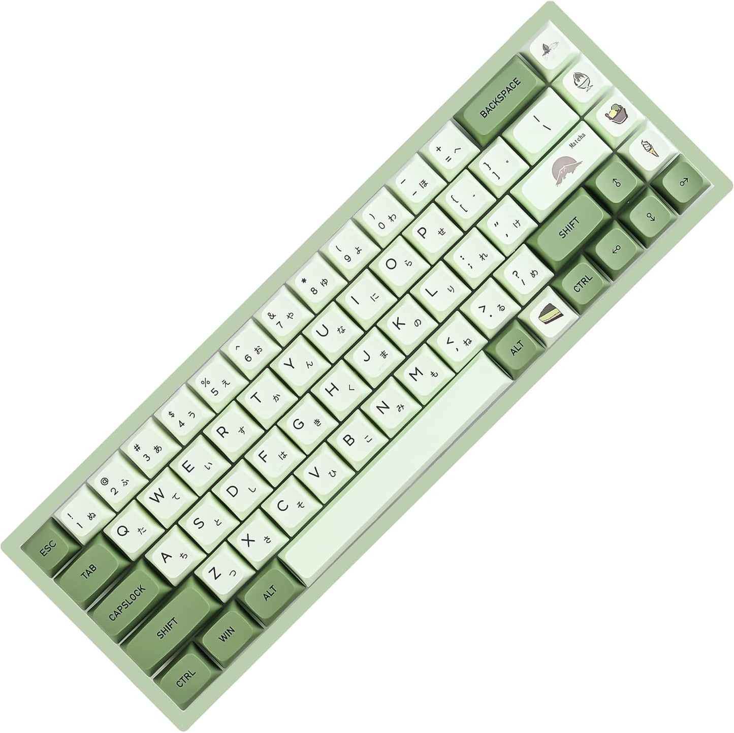 133 Keys PBT Keycap XDA Profile Keycaps Dye-Sublimation Custom Keycaps for MX Switches 60% 75% 100% Mechanical Gaming Keyboards(Caramel Bear)