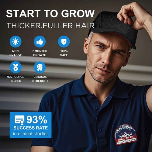 Tkcsoi Laser Hair Growth Cap,Laser Hair Growth Cap is Low Level Laser Therapy (LLLT) Devices That Promote Hair Growth in Women and Men