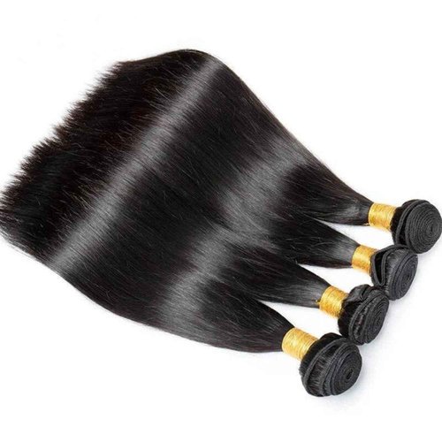 Straight 4 Bundles Human Hair 400g/Pack 18 20 22 24 Inch 12A Unprocessed Black Soft Double Weft Quick Wave Extensions for Women
