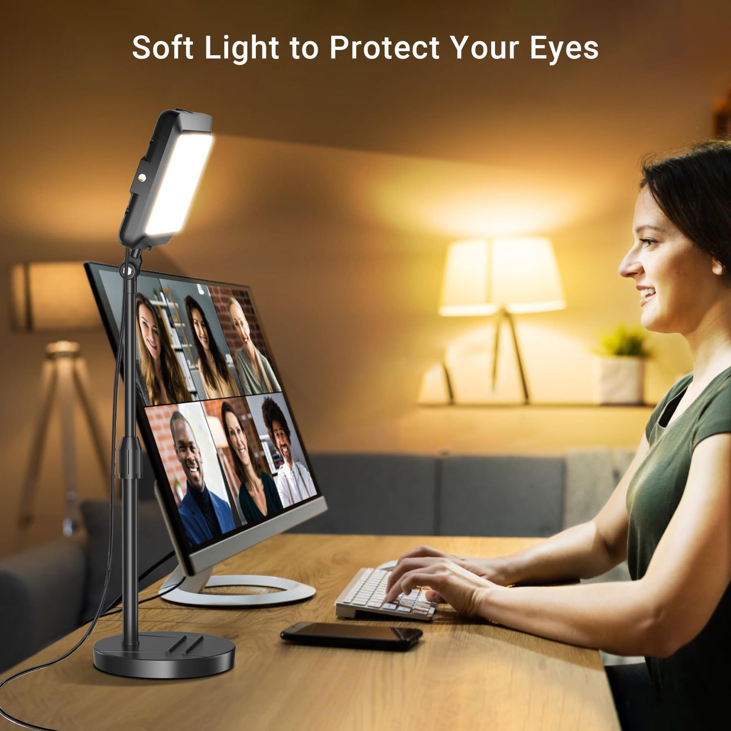 Zoom Light + Cold Shoe Light with Gooseneck