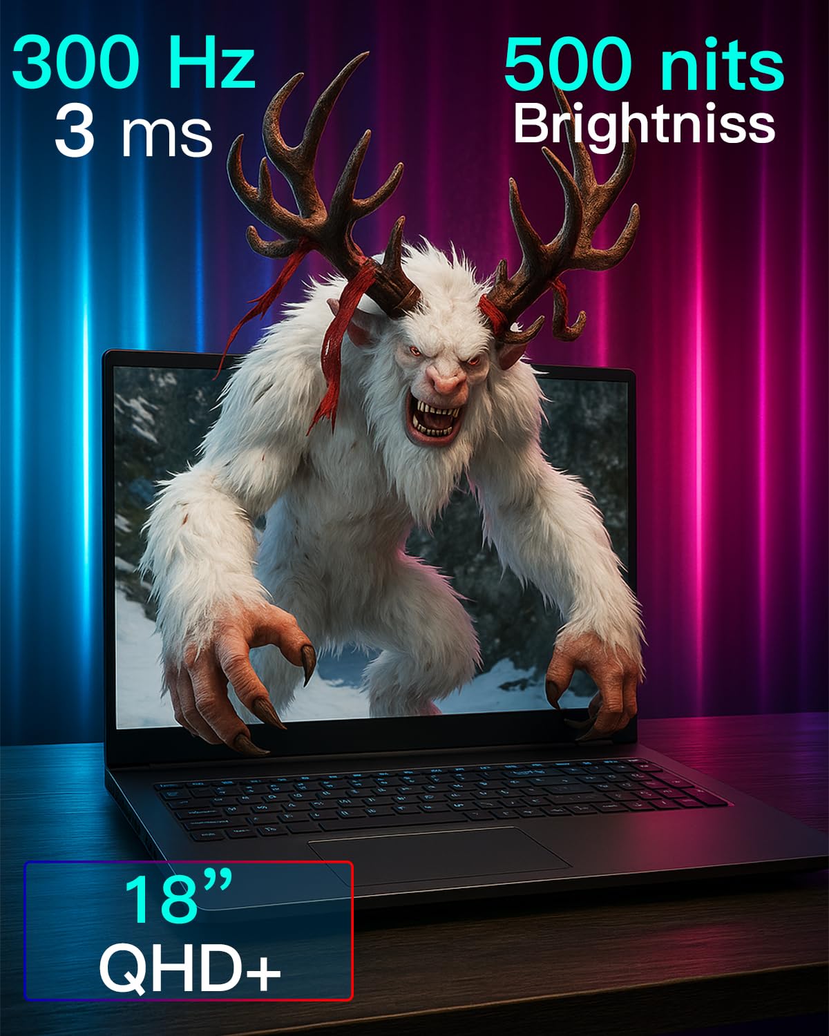 Alienware 18-inch Area-51 Gaming Laptop - GeForce RTX 5080 16GB GDDR7 • 18" QHD+ 300Hz • intel Ultra 9 275HX • AlienFX RGB lighting • Wi-Fi 7 • Ai NPU • Quad Fan Cooling, Win 11PRO(32GB DDR5, 2TB SSD)