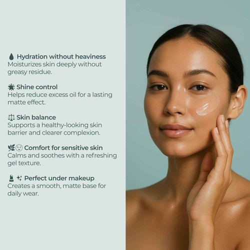 Sesderma SESBALANCE Gel Cream | Lightweight Hydrating Gel for Oily & Combination Skin 1.7 fl. Oz