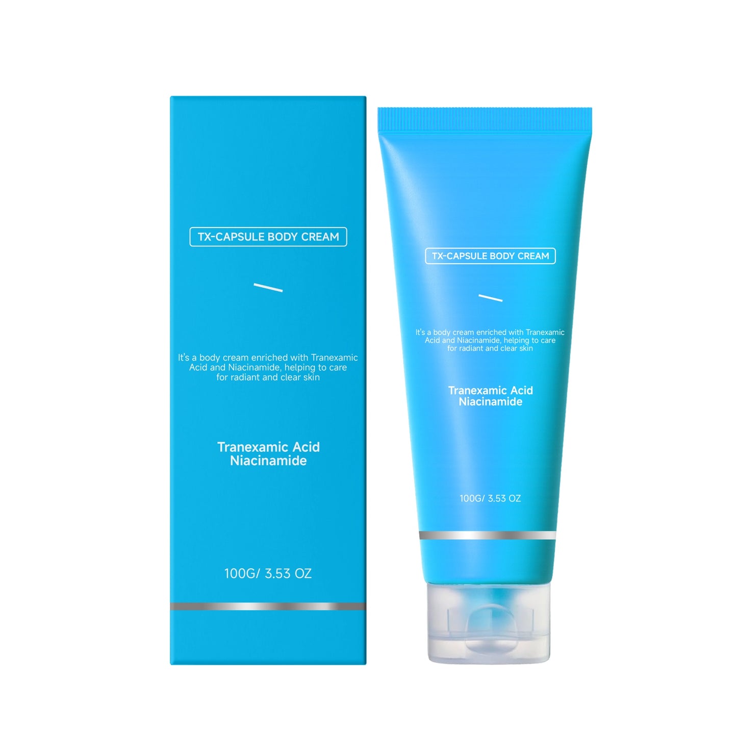 Nicotinamide Brightening Body Lotion 100g - Hydrating Skin Care for Body