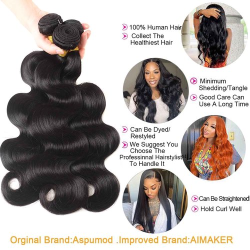 12A Brazilian Body Wave Human Hair 3 Bundles 20 22 24Inch 100% Unprocessed Brazilian Virgin Human Hair Weave Bundle Hair Extensions