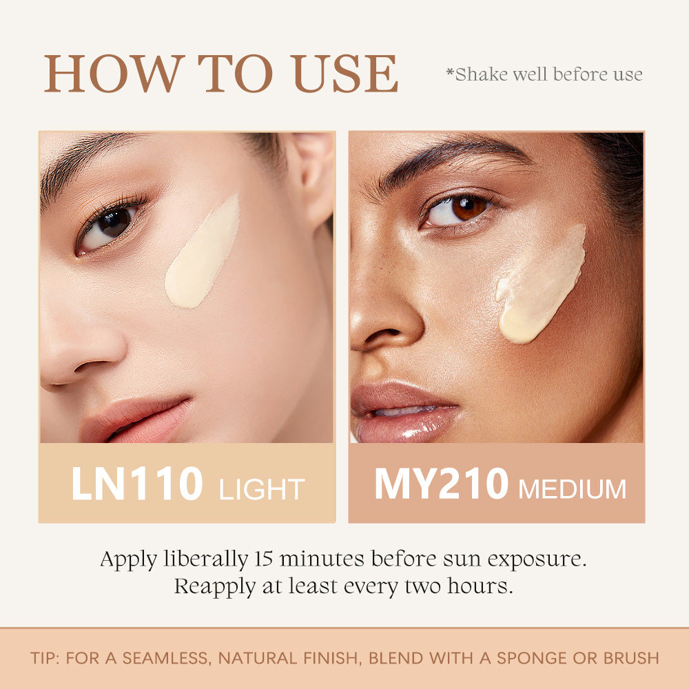 Colored Moisturizing Concealer Foundation Medium Coverage 50ml