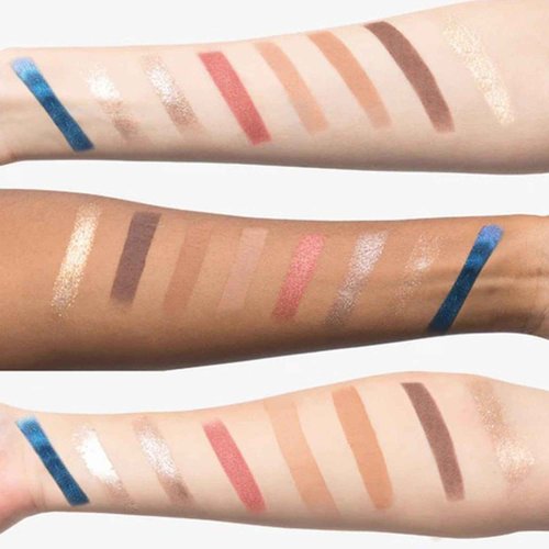 SARELLY, La Mil Sombras Palette, 8 Shades & 4 Finishes, with Mirror and Makeup Brush, Sarelly Creative Lab