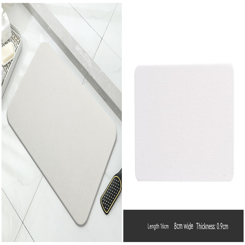 Diatom Ooze Non-slip Bathroom Mat Water-Absorbing Quick-Drying Floor Mat