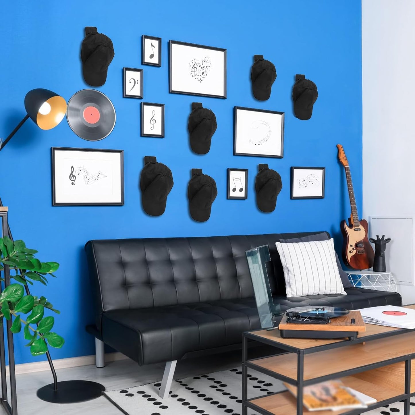 12 Pcs Headphone Wall Hangers Adhesive Gaming Headset Holder Hooks for Wall Mount Strong Universal Stand Hooks for Most Headphone Controller, Hat, Baseball Caps, Closet, Door (White)