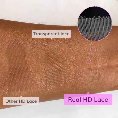 IDN Beauty Skinlike Real HD 13x4 Lace Frontal Straight 14 Inch Bleached Single Knots Ultra-thin Closure Virgin Human Hair 0.1 mm Pre Plucked Hairline