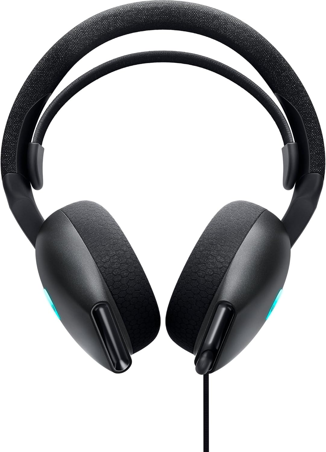 Alienware AW520H Wired Gaming Headset - Dolby Atmos, Unidirectional, AlienFX 16.8 Million RGB Colors, Microphone Mute, Volume On-headset Controls, 40mm Hi-Res Certified - Dark Side of the Moon