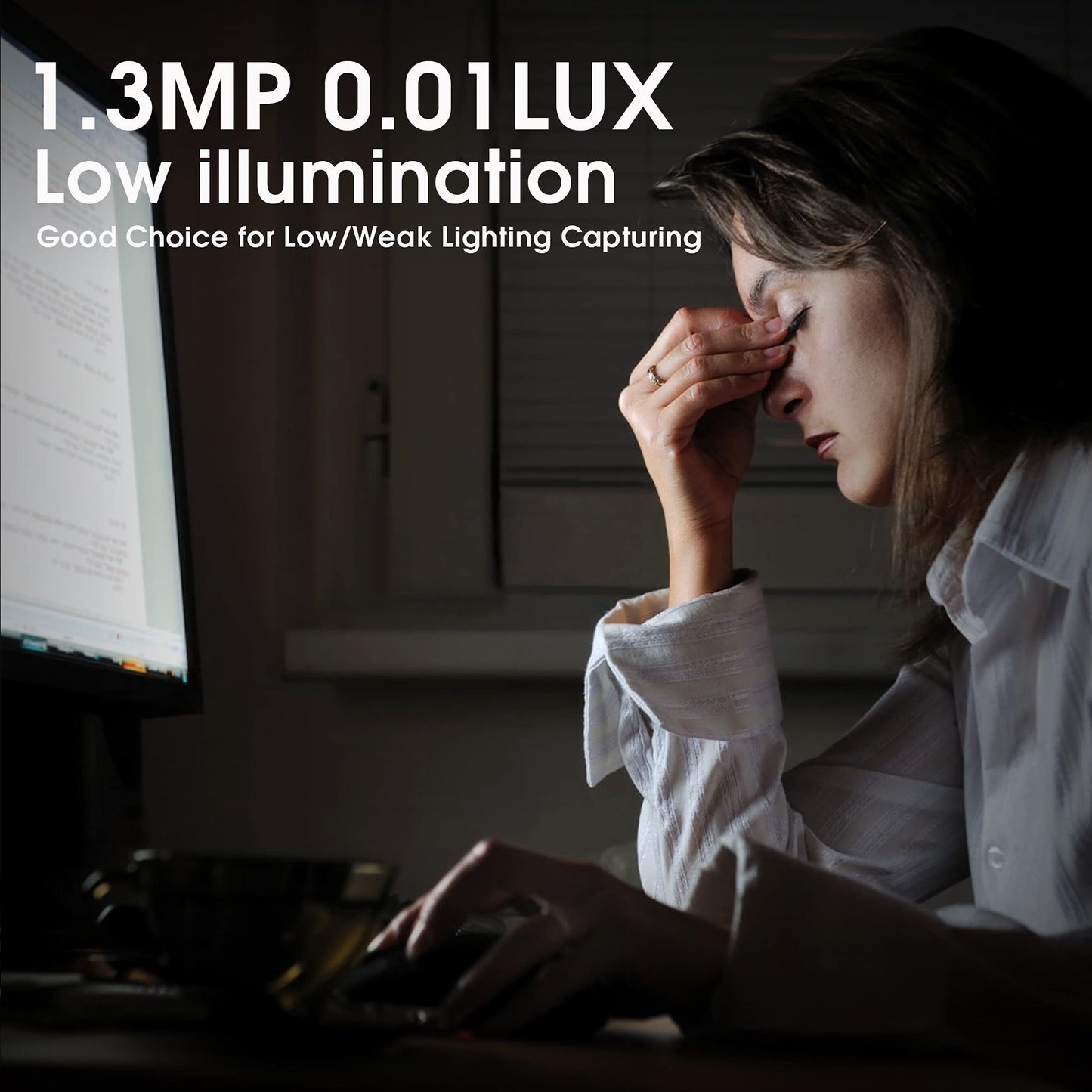 960P Low Light USB Camera Module Manual Zoom 2.8-12mm Lens for Computer Mini UVC USB2.0 Webcam Board 1.3megapixel 0.01Lux Low Illumination USB with Camera AR0130 PC Lightburn Camera for Laptop