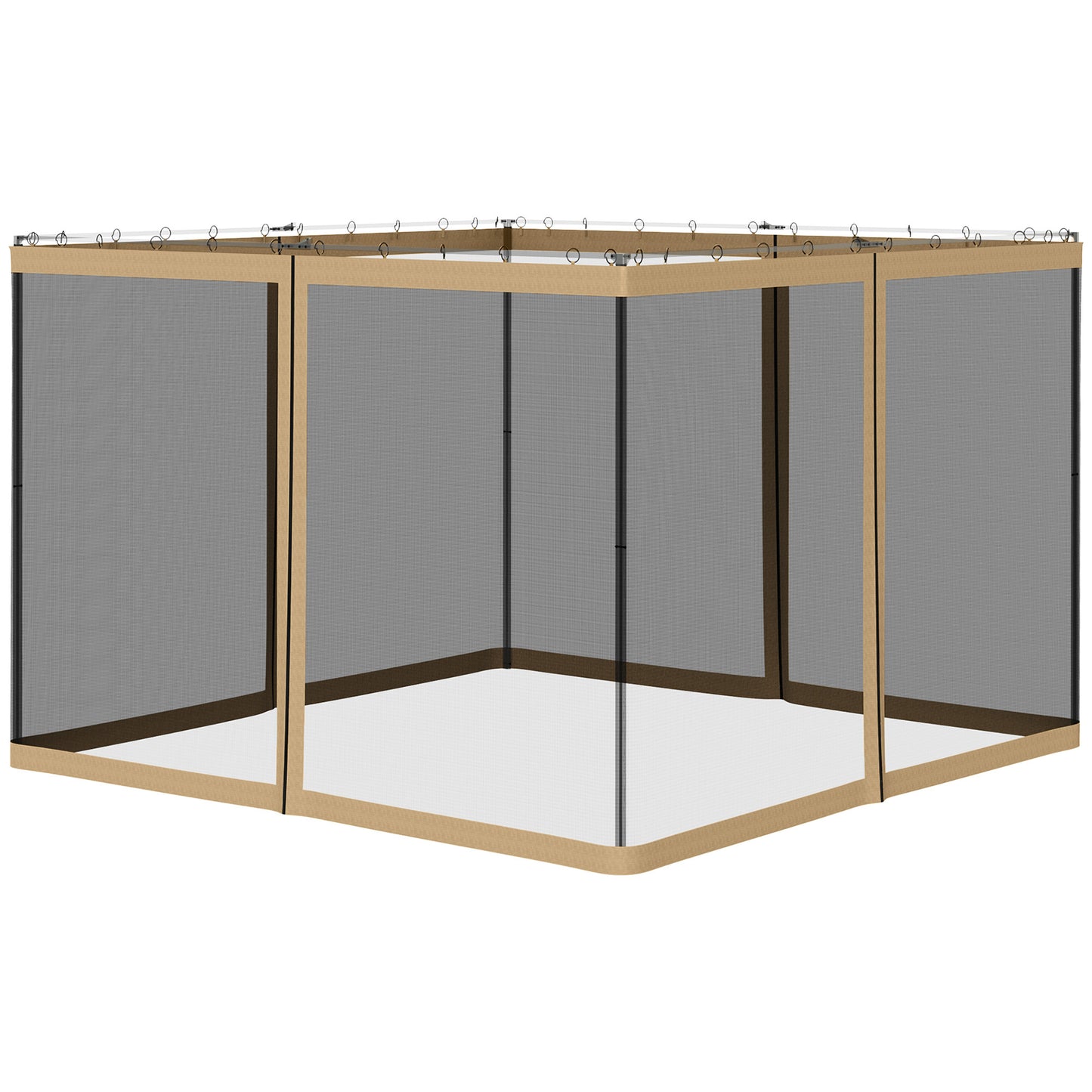 Replacement Mesh Sidewall Netting for 10x10 Gazebos - Beige