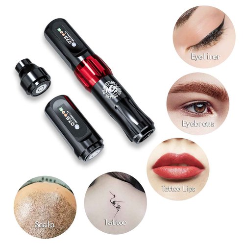 Dragonhawk Atom2 Tattoo Kit Wireless Pro Gun Machine 20 Tattoo Needles Cartridges Rca Supply Complete for Beginners