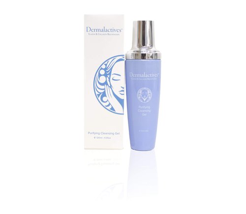 Dermalactives Purifying Cleansing Gel - Purifies The Skin By Lifting and Removing Makeup, Oil-Based Debris, and Impurities