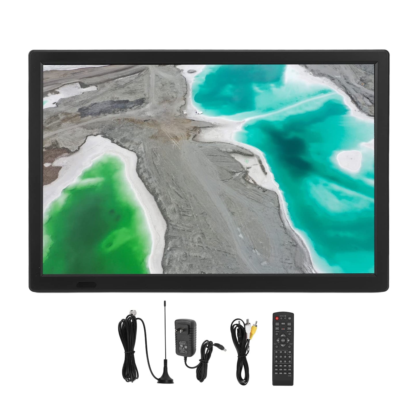 16" Digital Television,ATSC Portable TV 1280x800 LED Television Video Player,with 1800mAh Rechargeable Battery,Antenna, AV ,Headphone, HDMI,USB Interface