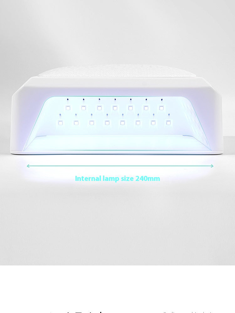High Power 69 LED Nail Phototherapy Lamp with Hand Pillow - UV/LED Drying Machine