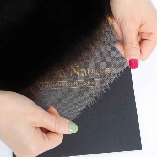 Grand Nature 5x5 HD Lace Closure, Virgin Human Hair Lace Closure Straight, Pre Plucked Natural Hair Line With Bleachable Knots