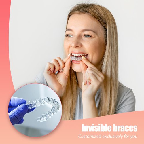 Custom Clear Retainer for Upper or Lower Teeth, BPA & Latex-Free, Invisible and Comfortable Fit for Adults & Teens (Upper or Lower)