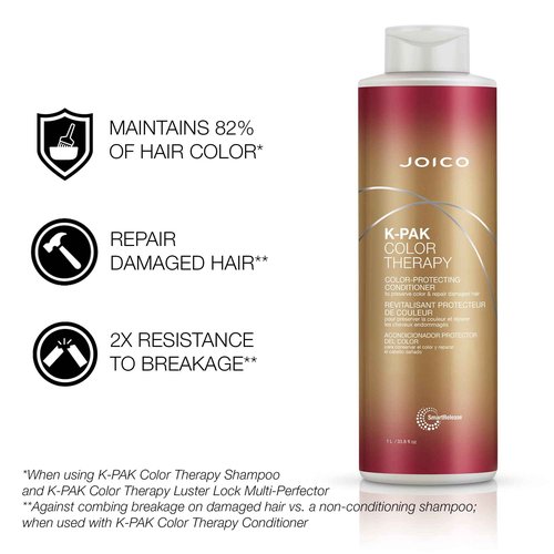 Joico K-pak color therapy shampoo & conditioner duo, 2 Count
