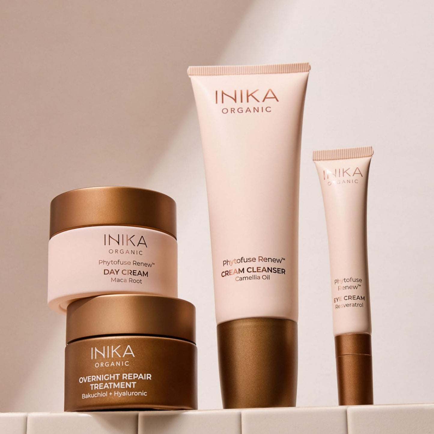 INIKA Organic Phytofuse Renew™ Eye Cream | The Ultimate Anti-aging Eye Cream. Clinically Proven to Reduces Dark Circles, Fine Lines and Hydrates and Plumps Skin. All Natural, Vegan Ingredients.