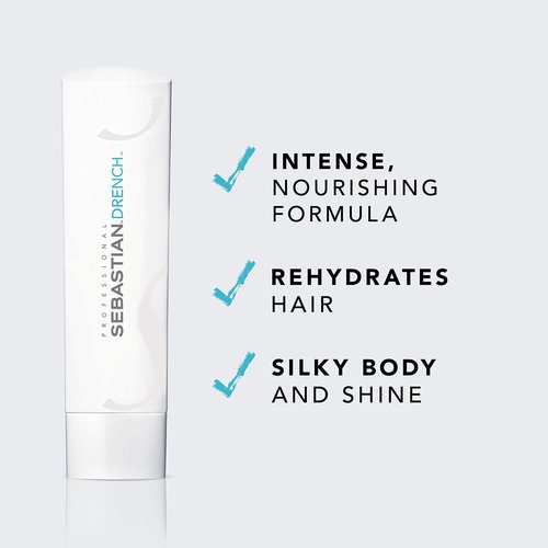 Sebastian Drench Deep Moisturizing Shampoo (33.8oz) and Conditioner (33.8) Liter Set