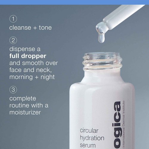 Dermalogica Circular Hydration Face Serum with Hyaluronic Acid - Deep Hydrating and Long Lasting, 1 fl oz