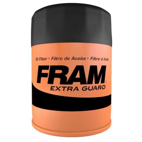 FRAM Extra Guard PH6607, 10K Mile Change Interval Spin-On Oil Filter, black (Pack of 2)