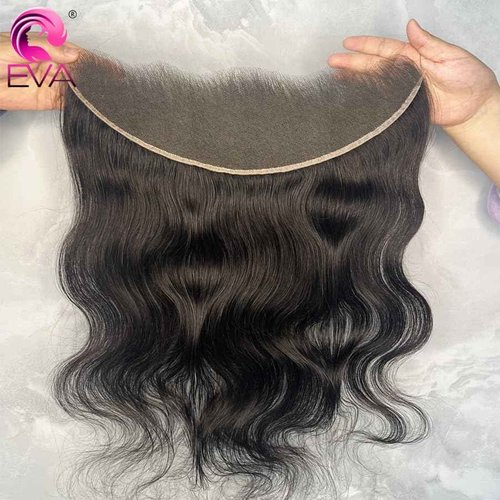 SKINLIKE Real HD Lace Frontal Human Hair Pre Plucked Natural Hairline Invisible Closure Ultra Thin Swiss HD Lace Bleach Knots Closure Human Hair with Baby Hair (13x4 Hd Body Wave, 20 inch)