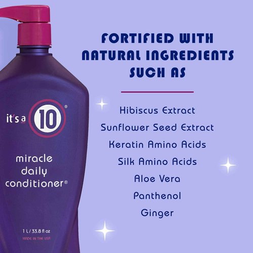 It's a 10 Haircare Miracle Daily Conditioner, 33.80 fl. oz. (Pack of 2)