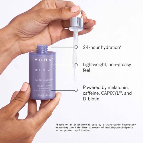 MONAT IR Clinical™ Hair Thinning Defense Scalp Serum – Nourishes Scalp, Reduces Breakage, Boosts Hair Density, and Supports Thicker, Fuller-Looking Hair with a Lightweight, Non-Greasy Formula