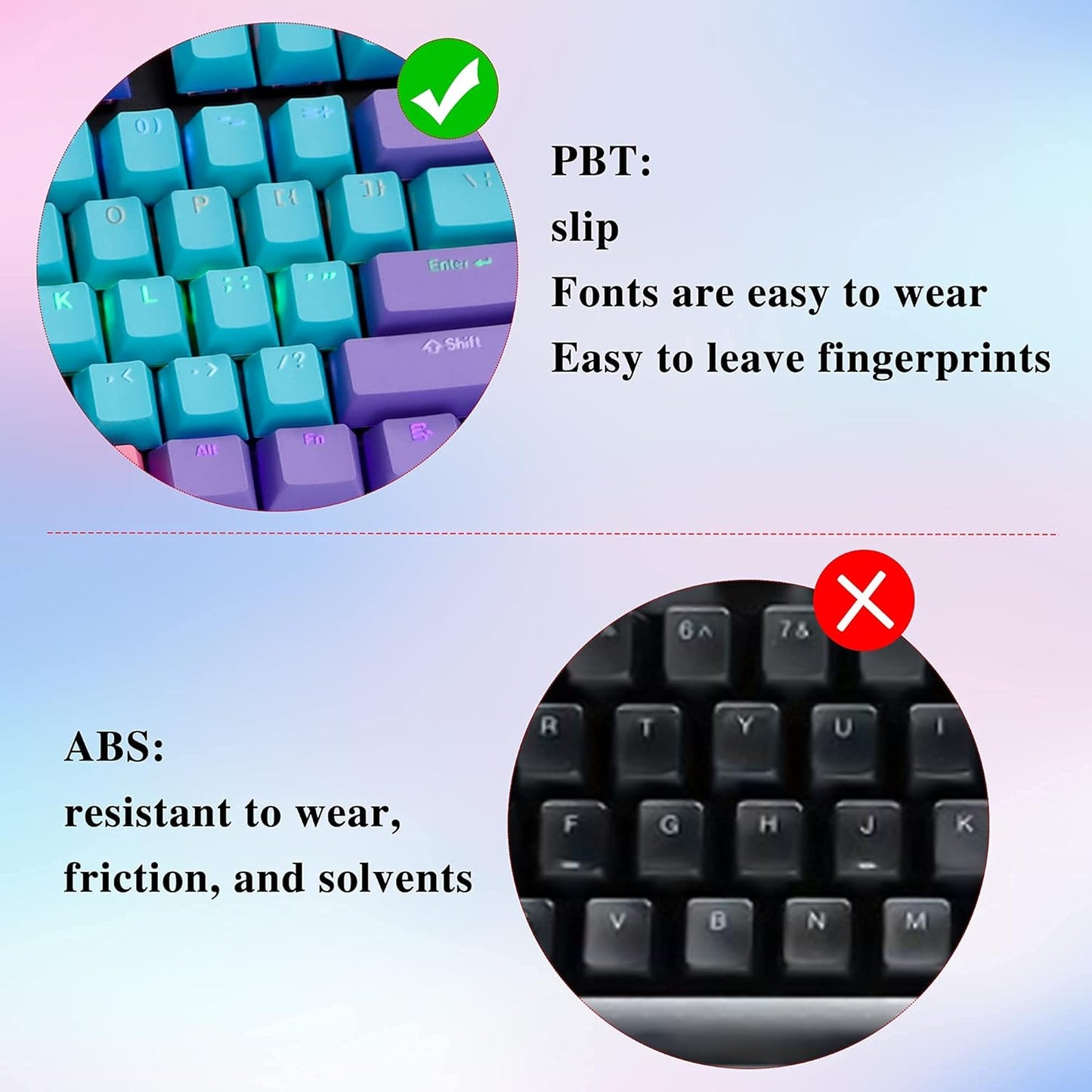 129 Keys PBT Keycaps Dye-Sublimation Keycap XDA Profile Custom Keycaps Anime Keycap Set for 60% 75% 100% MX Switches Mechanical Gaming Keyboard(Peach Cat)