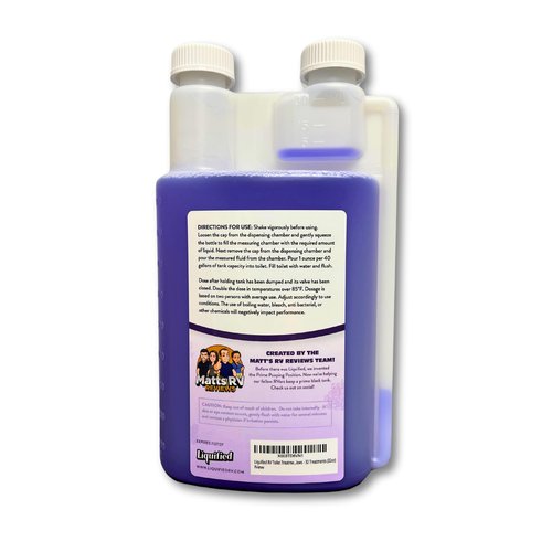 Liquified RV Toilet Treatment Bundle- Black Holding Tank Digester - Odor Eliminator - Lavender Scent - Matts RV Reviews (Lavender, 32oz, 3 Pack)