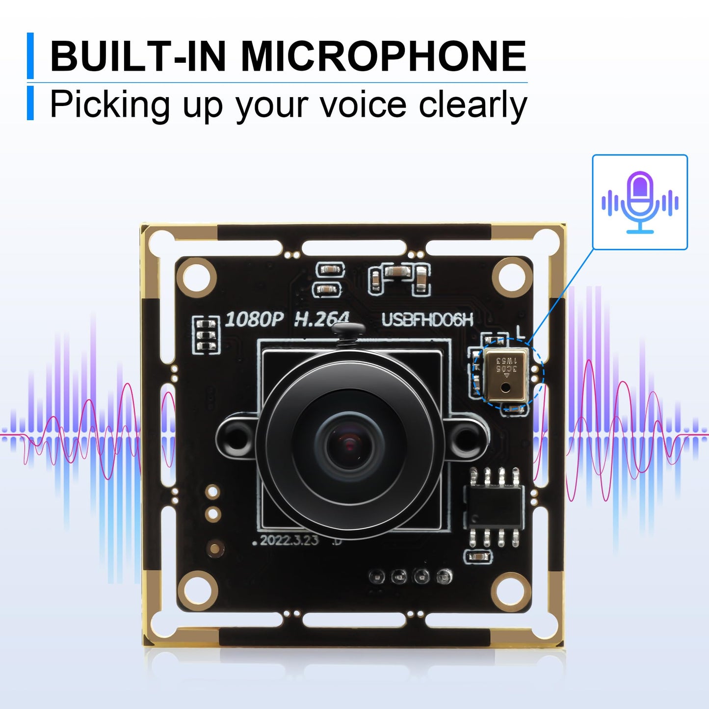 ALPCAM USB Camera Module Wide Angle 180 Degree Fisheye USB Webcam Low Illumination 1080P Webcam for Raspberry Pi,USB2.0 Lightburn Camera,Plug and Play for Windows/Linux/Mac